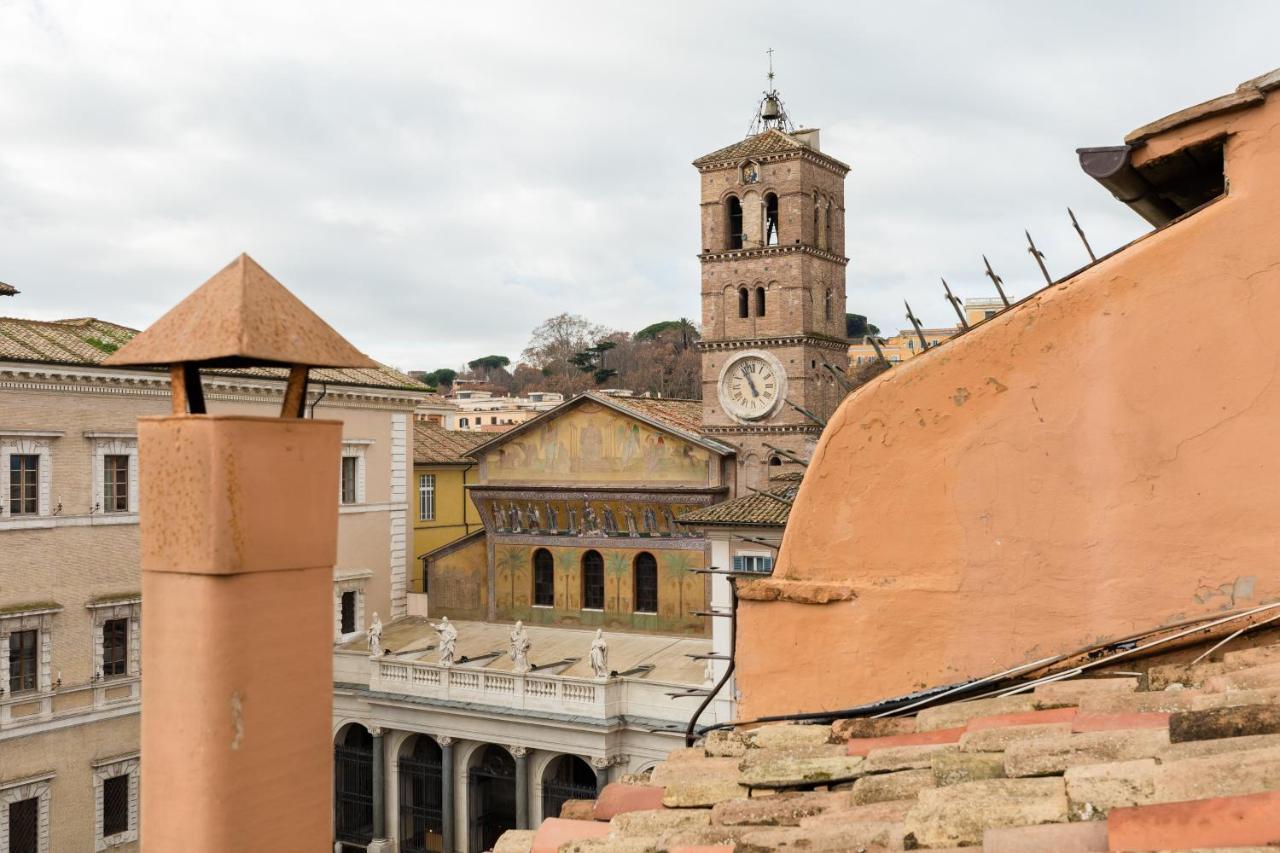 Amazing Penthouse With Private Terrace In Trastevere Rom Exterior foto